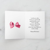 For a Partner, craft birthday card Karte (Innenseite)
