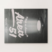 "For a show" Bereich 51 Mono Poster Puzzle (Horizontal)