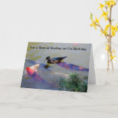 For a special brother on his birthday karte (Gelbe Blume)