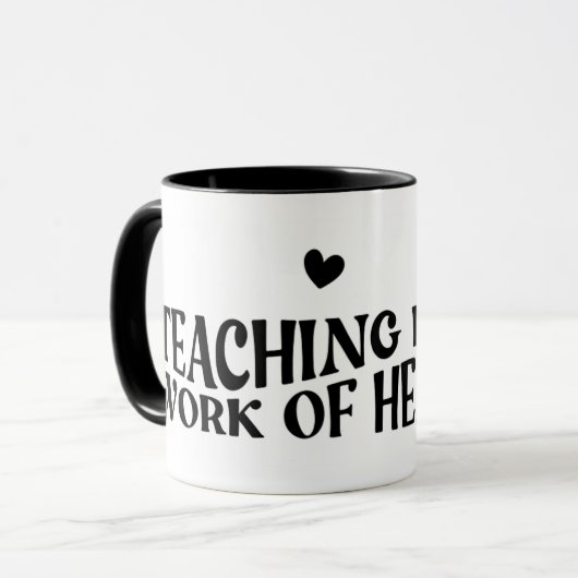 For a Teacher - Cat Peek Tasse (Vorderseite Links)