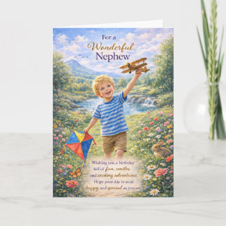 For a Wonderful Nephew Birthday Card Karte