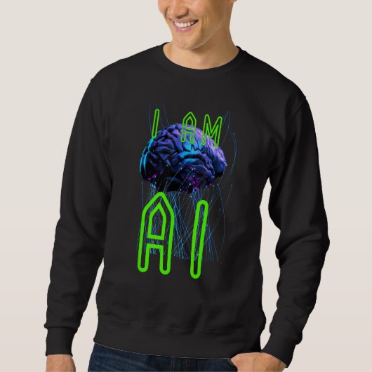 For all artificial intelligence advocates AI Sweatshirt (Vorderseite)