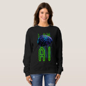 For all artificial intelligence advocates AI Sweatshirt (Vorne ganz)