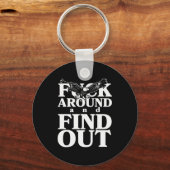 For Around And Find Out Funny Eagle  Schlüsselanhänger (Vorderseite)