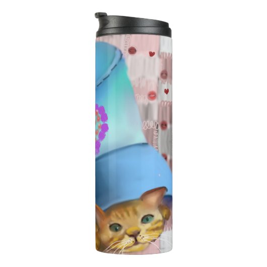 for cat lovers thermosbecher (Nach rechts gedreht)