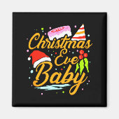 For Christmas Eve Birthday Womens December Birthda Magnet (Vorne)