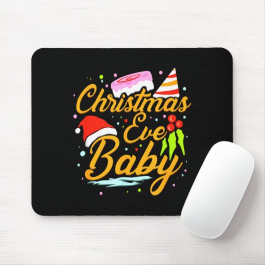 For Christmas Eve Birthday Womens December Birthda Mousepad (Mit Mouse)