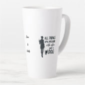 For coffee and dog lovers: customizable milchtasse (Rechte Ecke)