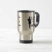 For coffee and dog lovers: customizable reisebecher (VorderseiteRechts)
