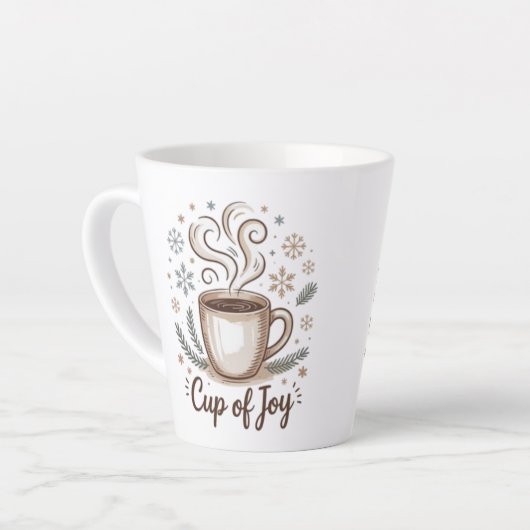 For Coffee lovers. Cup of Joy. Small Latter mug Milchtasse (Linke Ecke)
