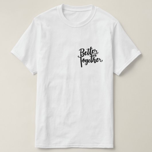 For couple T-Shirt (Design vorne)