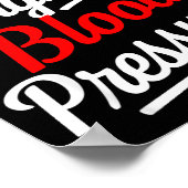 For Couples _ She Means High Blood Pressure _ Funn Poster (Ecke)