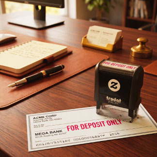 For Deposit Only  Permastempel