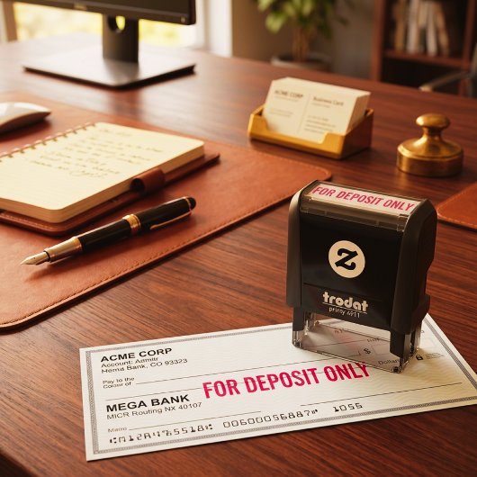 For Deposit Only  Permastempel