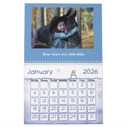~For die Liebe der Kinder und ihres Horses~ Kalender (Jan 2026)