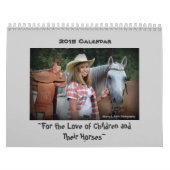 ~For die Liebe der Kinder und ihres Horses~ Kalender (Titelbild)