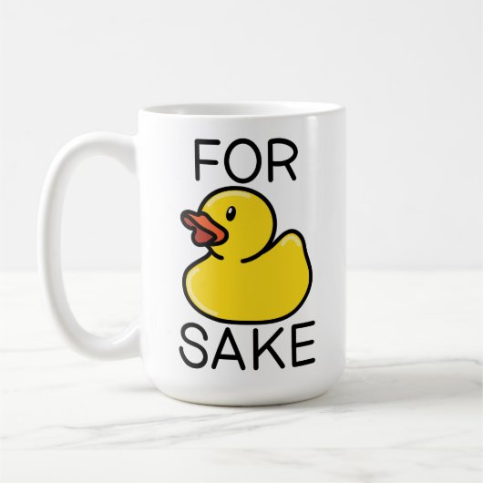 For Duck Sake Coffee Mug Kaffeetasse (Links)