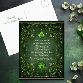 For Each Petal on the Shamrock St Patrick's Day Postkarte