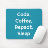For Engineers – Code. Coffee. Sleep Mouse Pad Mousepad (Mit Mouse)