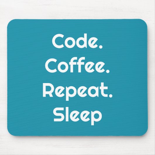 For Engineers – Code. Coffee. Sleep Mouse Pad Mousepad (Vorne)