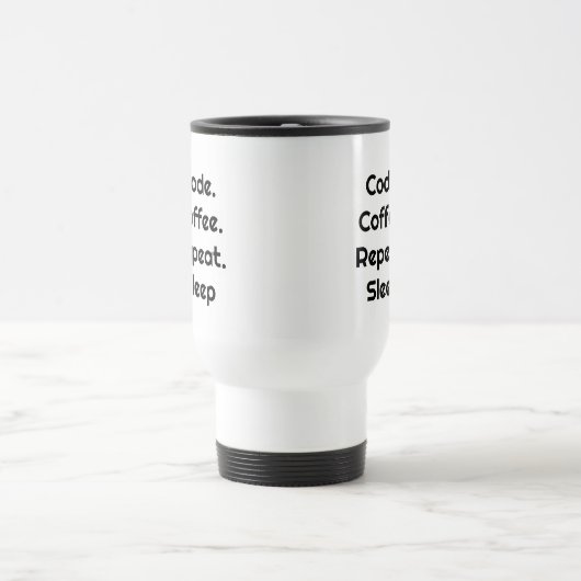 For Engineers – Code. Coffee. Sleep Travel Mug Reisebecher (Mittel)