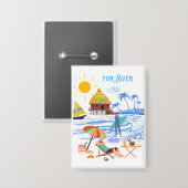 FOR EVER BUTTON (Vorderseite/Rückseite)