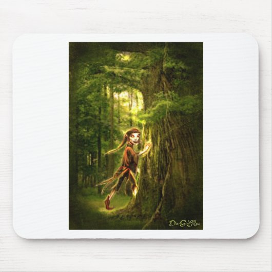 . .for Feenvölker leben in den alten Eichen Mousepad (Vorne)