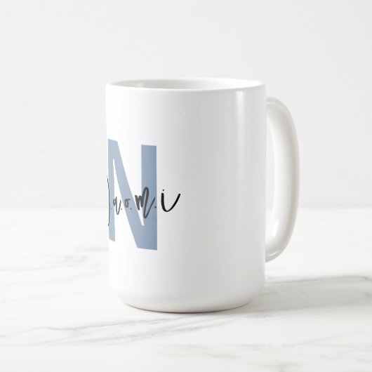 For Girls – Unique Custom N Mug with Name Naomi Kaffeetasse (VorderseiteRechts)