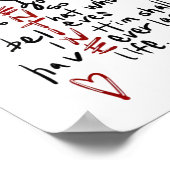 For God So Loved The World Bible Verse Jesus Is My Poster (Ecke)