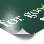 For Good Minimalist Positive Quote Aesthetic  Fotodruck (Ecke)