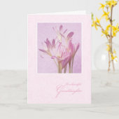 For Granddaughter on Mother's Day Karte (Gelbe Blume)