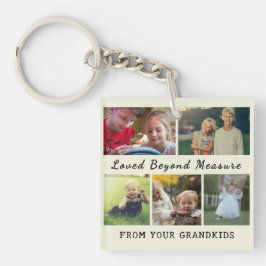For Grandma & Grandpa – Loved Beyond Measure Schlüsselanhänger
