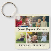 For Grandma & Grandpa – Loved Beyond Measure Schlüsselanhänger (Vorderseite)