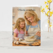 For Grandma - Memories Are Made Here Greeting Card Karte (Gelbe Blume)