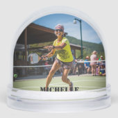 For Grandmother Pickleball best player Snow Globe Schneekugeln (Vorderseite)