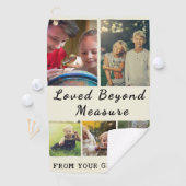 For Grandpa & Grandma – Loved Beyond Measure Golfhandtuch (Insitu)