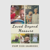 For Grandpa & Grandma – Loved Beyond Measure Golfhandtuch (Vorderseite)