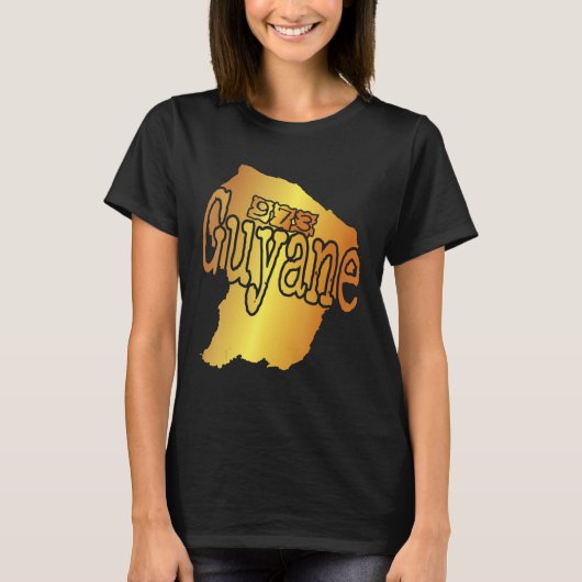 for Guyanese Map of Guyana 973 T-Shirt (Vorderseite)