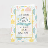 for Kids Sympathy Moon and Stars Typography Karte (Vorderseite)