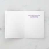 For Life Partner Birthday Wildflower Garden  Karte (Innenseite)