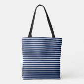 For Lovers of Elegance – Midnight Blue Tote Bag Tasche (Rückseite)