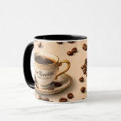 For me, coffee beans and espresso cup elegant t to tasse (Vorderseite Links)