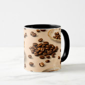 For me, coffee beans and espresso cup elegant t to tasse (VorderseiteRechts)