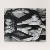 For Men Elegant Hand-drawn Art Male Bodybuilder Puzzle (Horizontal)