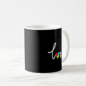 For Men Women Autism Awareness Tee Plus Size Kaffeetasse (VorderseiteRechts)