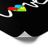 For Men Women Autism Awareness Tee Plus Size Poster (Ecke)