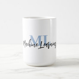For ML Lovers & Tech Enthusiasts – Misty Blue ML  Kaffeetasse