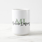 For ML Lovers & Tech Enthusiasts – Sage Green ML Kaffeetasse (Mittel)