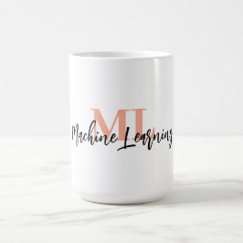 For ML Lovers & Tech Enthusiasts – White ML Mug 💻 Kaffeetasse