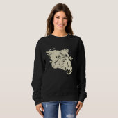 for motorcyclists motorcycles sweatshirt (Vorne ganz)
